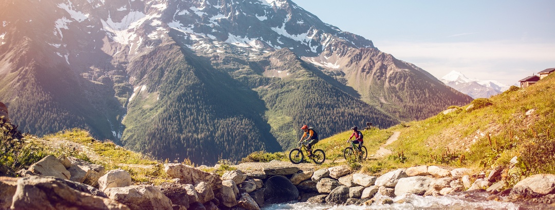 Mountain biking in Valais